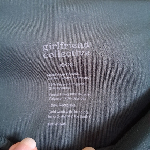 NWT Girlfriend Collective Pocket Leggings Green Size XXXL - Picture 4 of 4